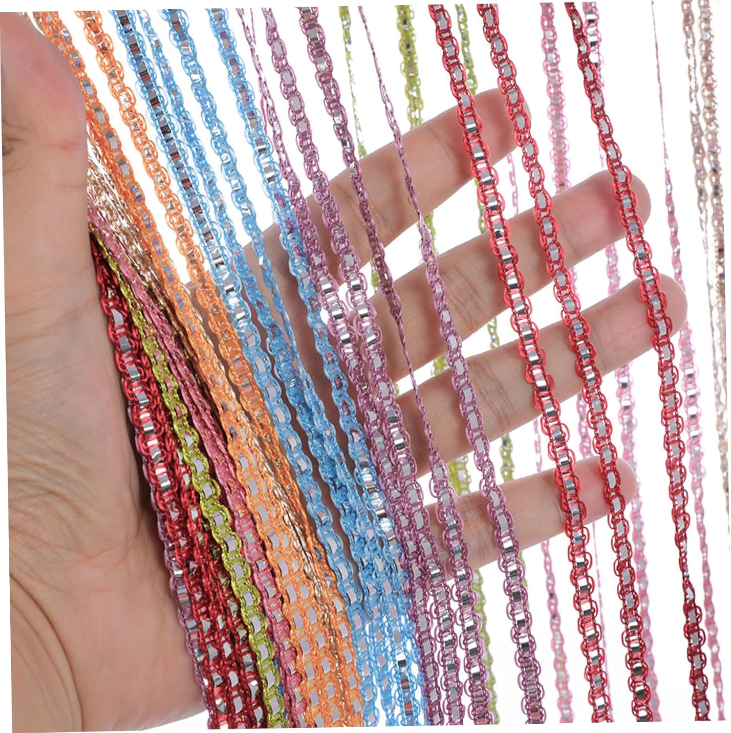 Wedhapy Door Fly Screen Curtain 3937x7874 Inch Tassel Style