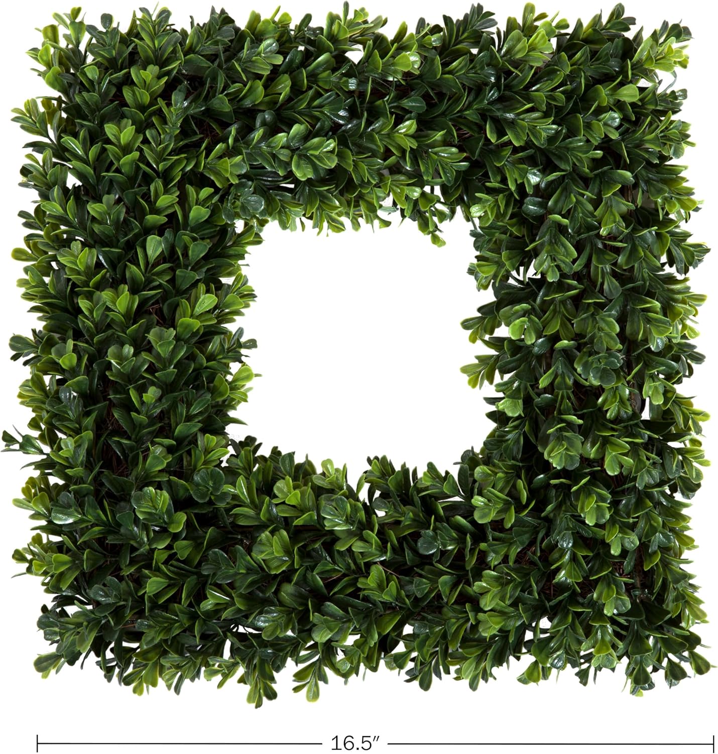 Pure Garden 165-Inch UV Resistant Boxwood Wreath for Front Door