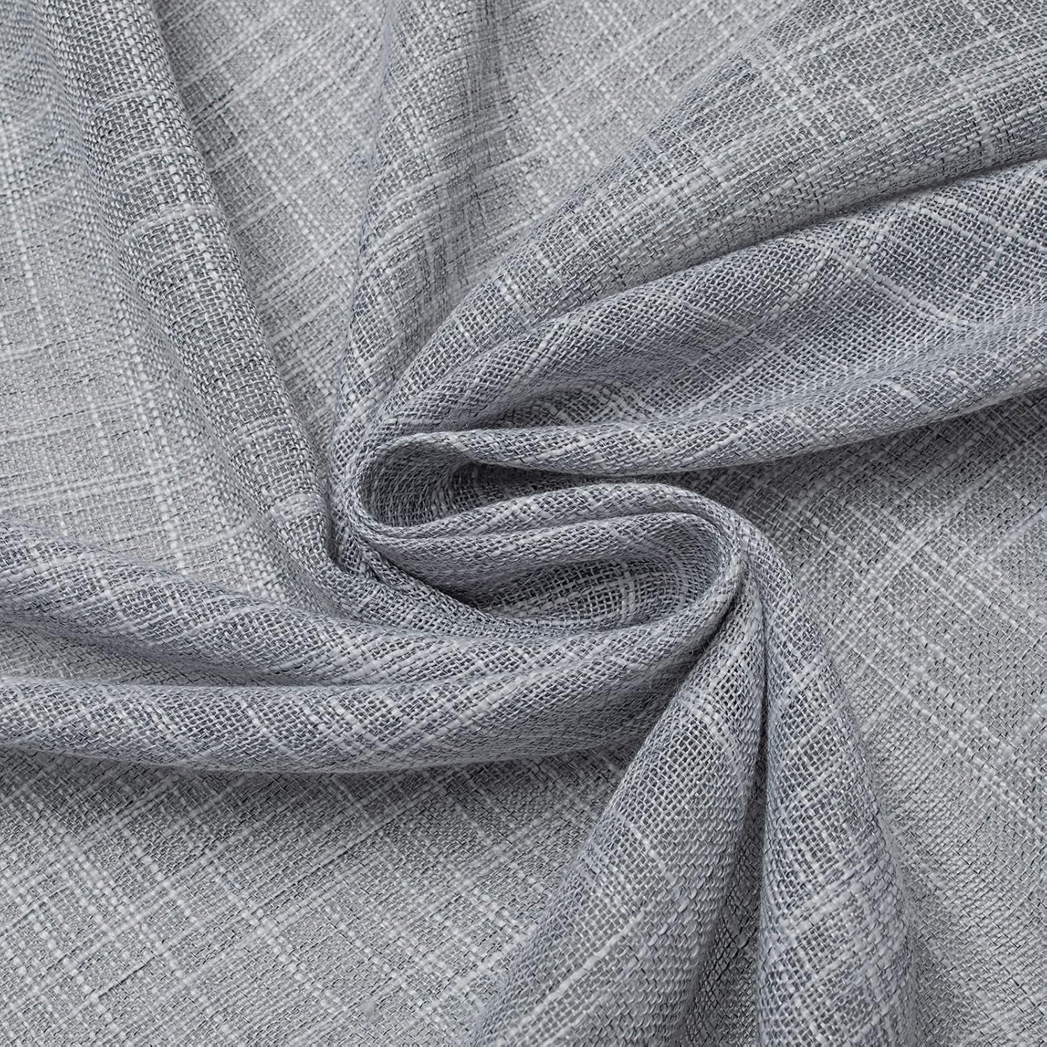 Beda Home Tassel Linen Swag Curtain Valance for Farmhouse Kitchen