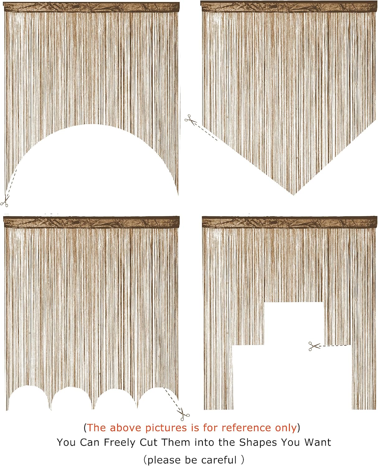YaoYue Beaded Curtain Door String for Privacy Decor