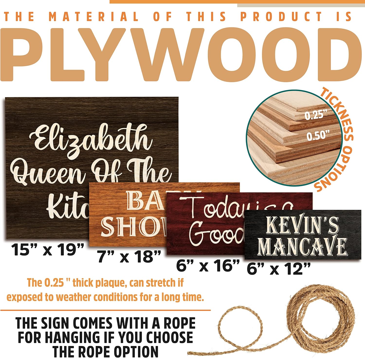 People Personalized Wood Signs for Home Decor Gifts