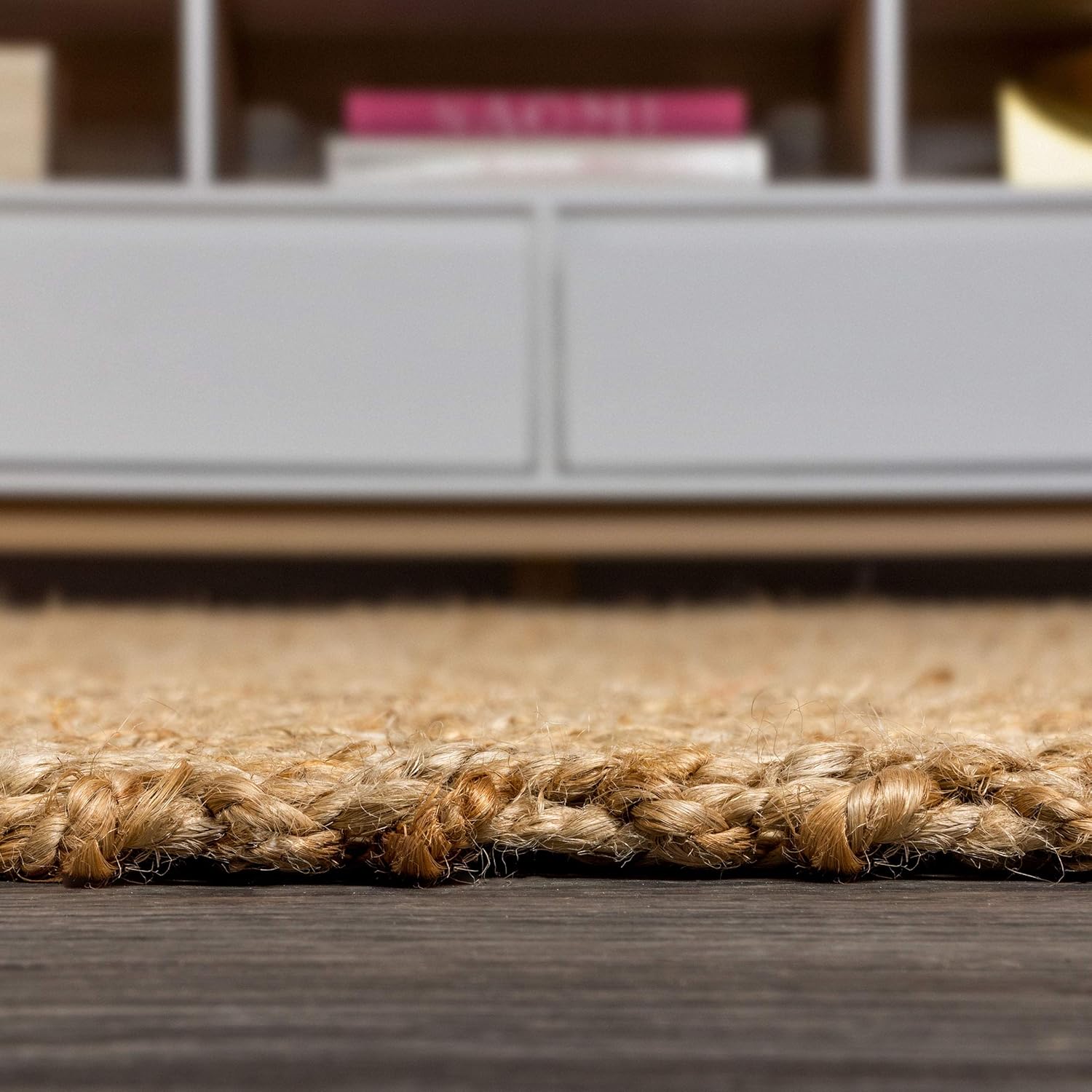JONATHAN Y NFR101A-28 Jute Hand Woven Herringbone Indoor Runner Rug