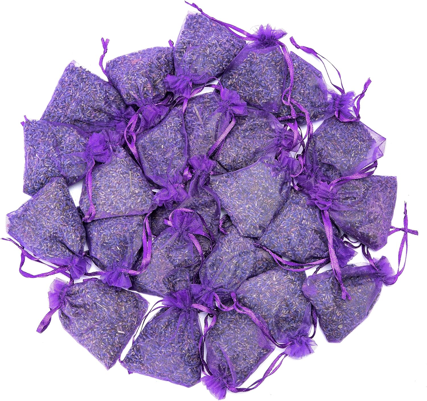 French Lavender Sachets Set of 24 Purple Home Fragrance